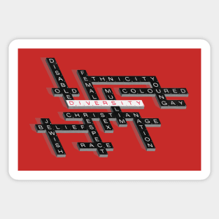 Tolerance Scrabble: Diversity Sticker